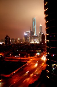 Die Aussicht aus der neuen Bleibe Tags und Nachts